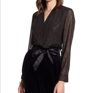 NWT, Size XS, sparkly dot blouse